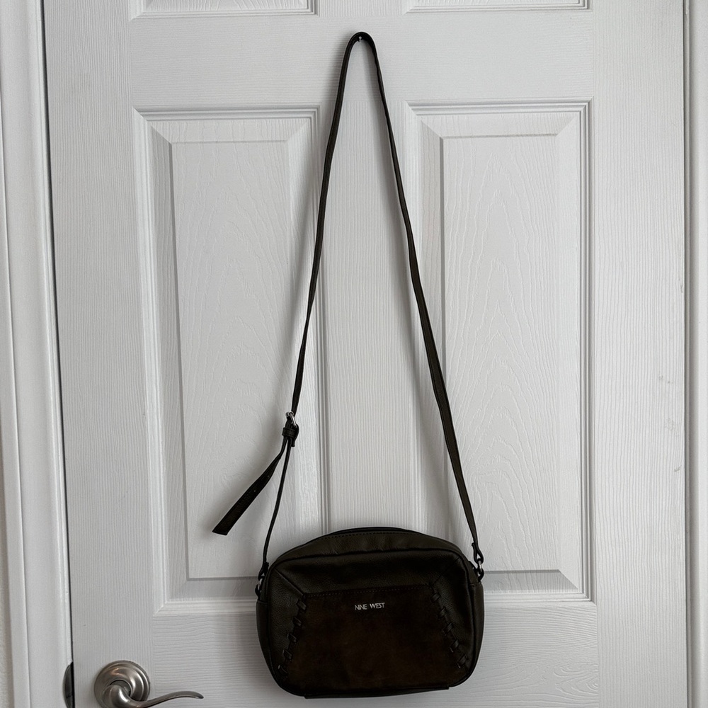 Nine West Dark Olive crossbody 8x10 Bag - Picture 10 of 12
